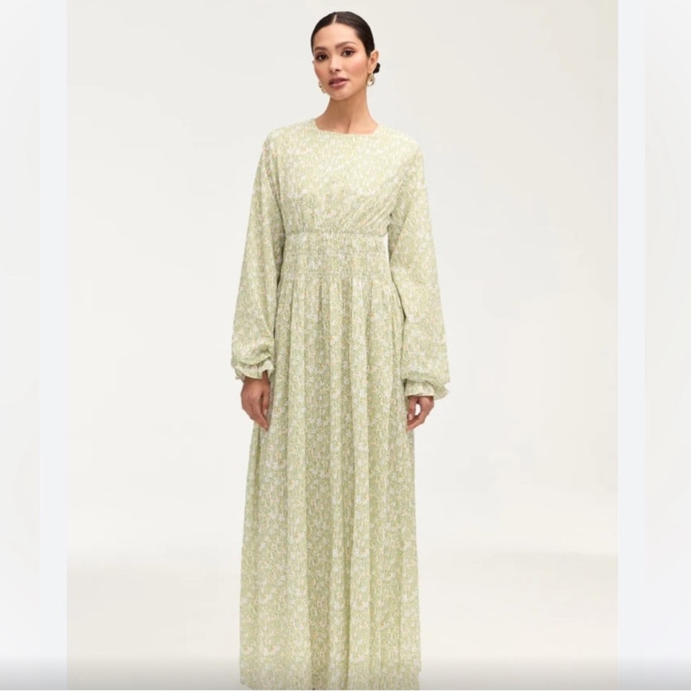 Chic Light Green Maxi Dress
